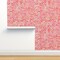 Watercolor Animal Print Pink Orange Whimsical Safari Custom Pre-pasted Wallpaper by Spoonflower Pre-Pasted Wallpaper 2FT Wide